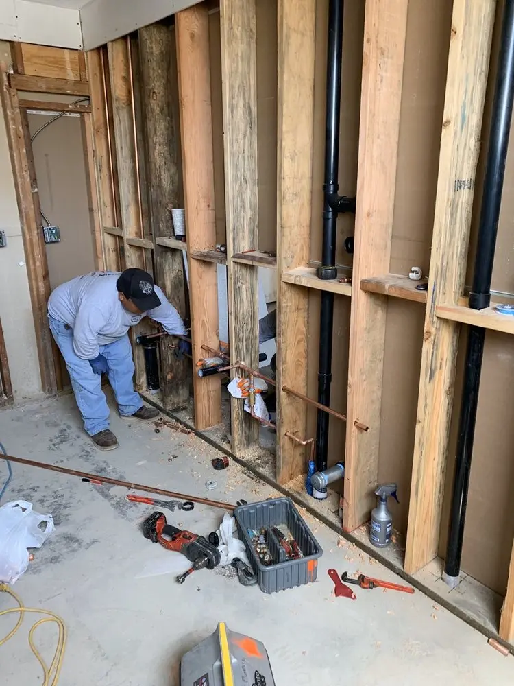 Commercial rough-in plumbing for Water Heater Replacement in Sparta